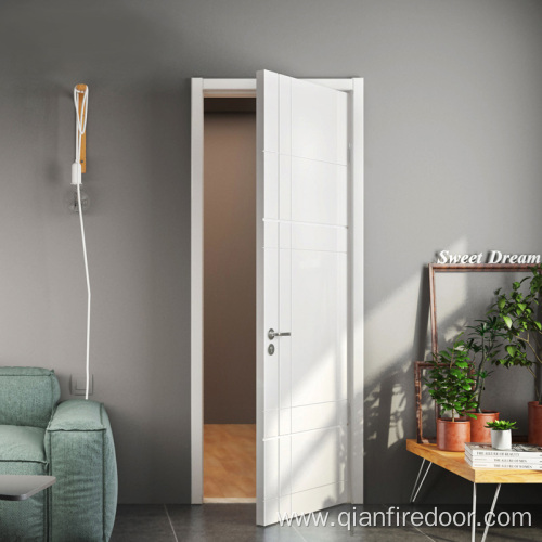 Último diseño de puerta de madera Puerta de apartamento Puerta de baño